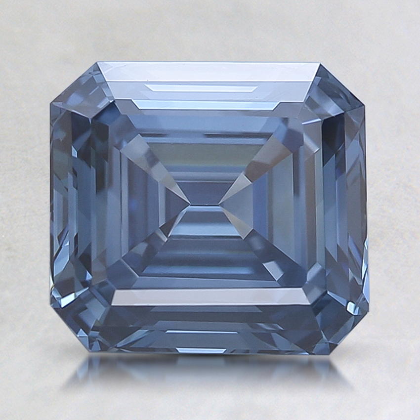 2.17 Ct. Fancy Deep Blue Emerald Cut Lab Grown Diamond