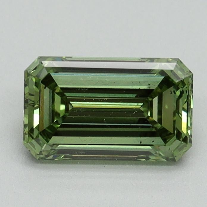1.05 Ct. Fancy Vivid Green Emerald Lab Grown Diamond