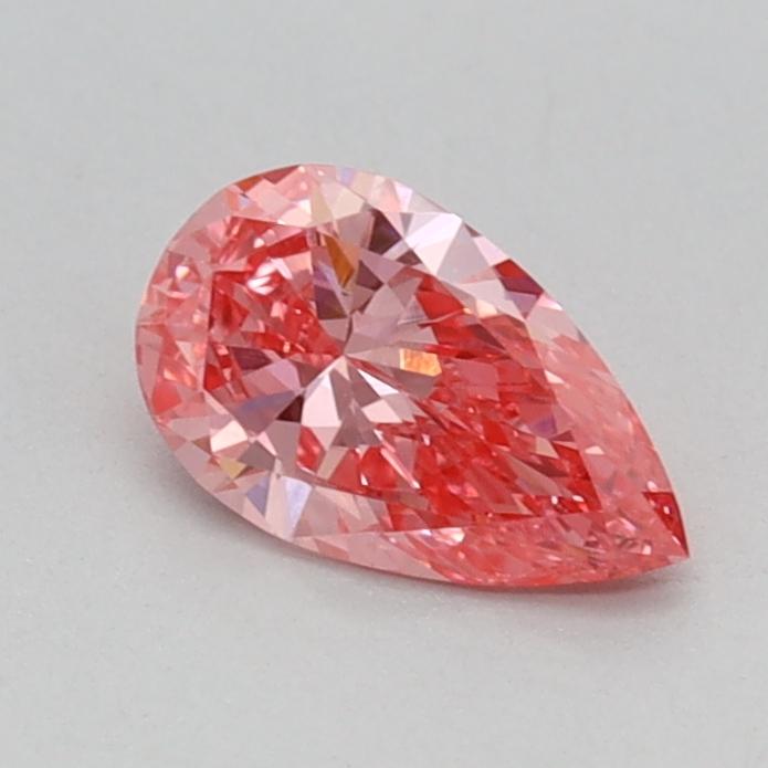 0.37 Ct. Fancy Vivid Pink Pear Lab Grown Diamond