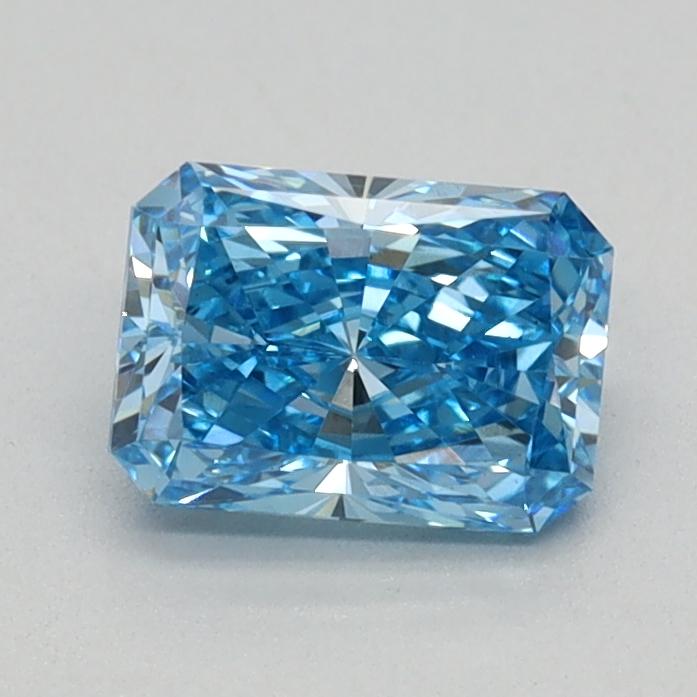 0.60 Ct. Fancy Vivid Blue Radiant Lab Grown Diamond