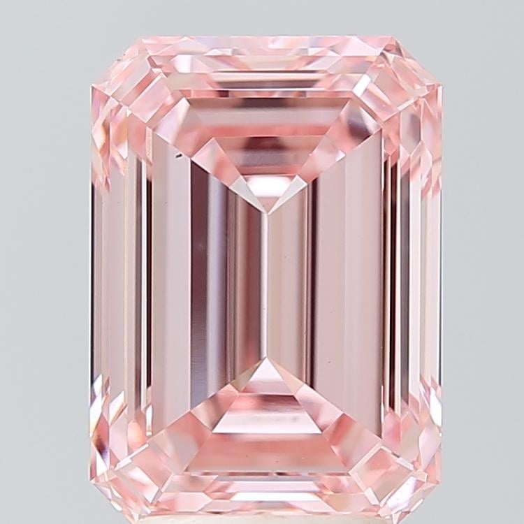 4.01 Ct. Fancy Intense Pink Emerald Lab Grown Diamond