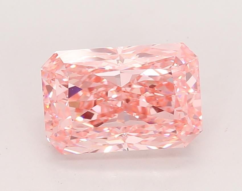 2.51 Ct. Fancy Vivid Pink Radiant Lab Grown Diamond