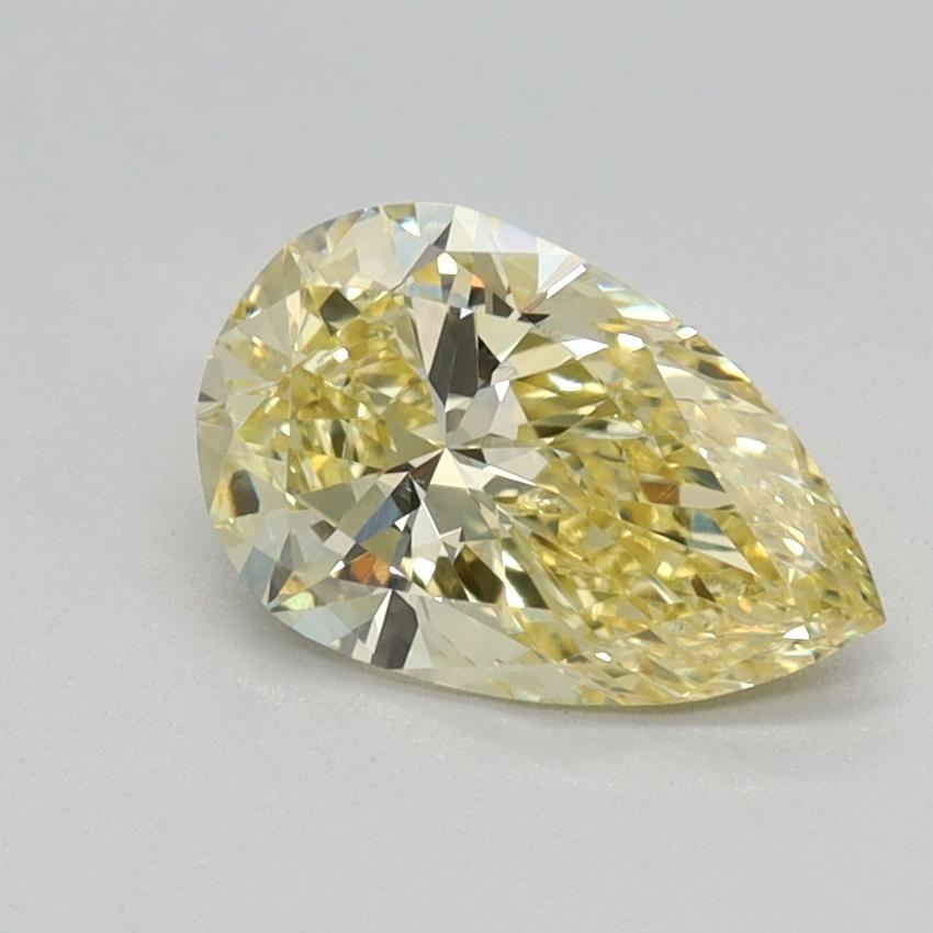 0.78 Ct. Fancy Intense Yellow Pear Lab Grown Diamond