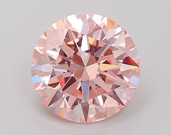 2.51 Ct. Fancy Intense Pink Round Lab Grown Diamond