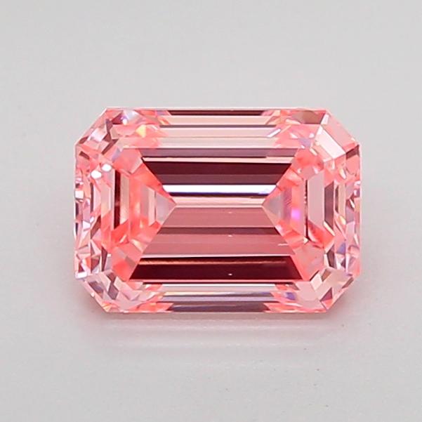 1.07 Ct. Fancy Vivid Pink Emerald Lab Grown Diamond