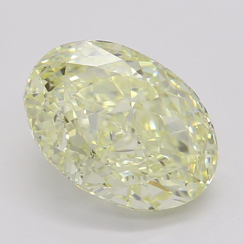 1.52 Ct. Fancy Light Yellow Oval Diamond