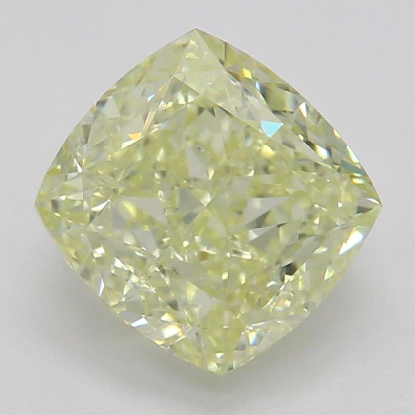 1.26 Ct. Fancy Light Yellow Cushion Diamond