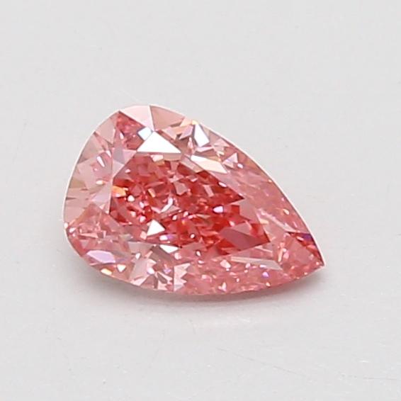 0.52 Ct. Fancy Vivid Pink Pear Lab Grown Diamond