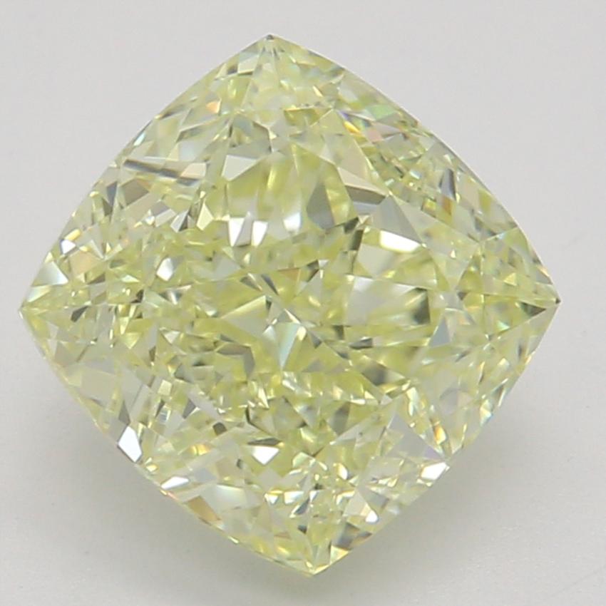 1.33 Ct. Fancy Light Yellow Cushion Diamond
