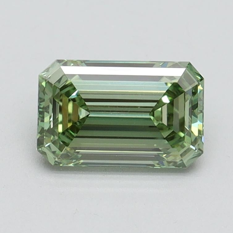 1.05 Ct. Fancy Intense Pacific Green Emerald Lab Grown Diamond