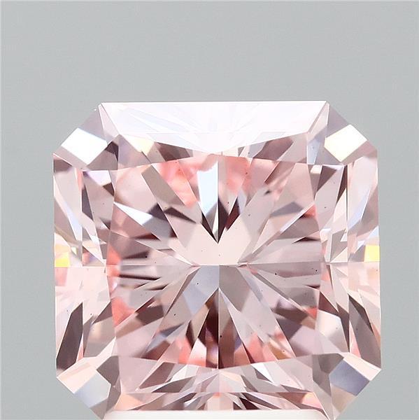 3.00 Ct. Fancy Vivid  Pink Radiant Lab Grown Diamond