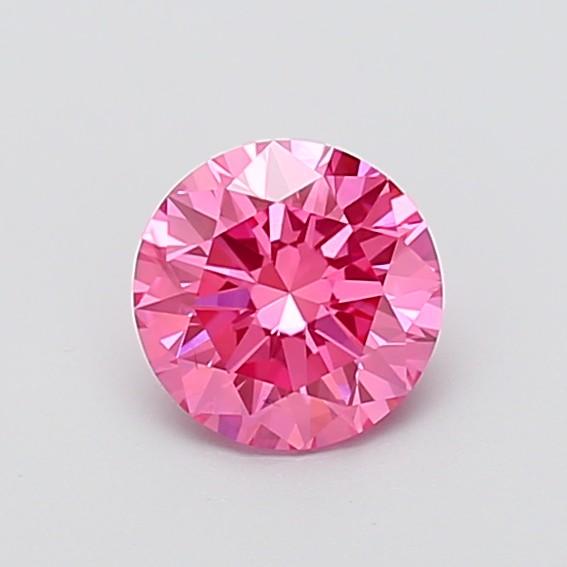 1.00 Ct. Fancy Vivid  Pink Round Lab Grown Diamond