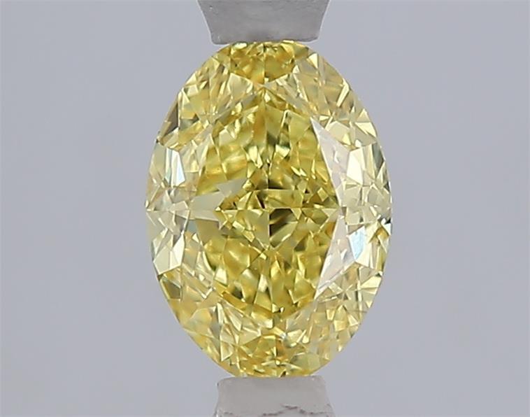1.08 Ct. Fancy Intense Yellow Oval Lab Grown Diamond