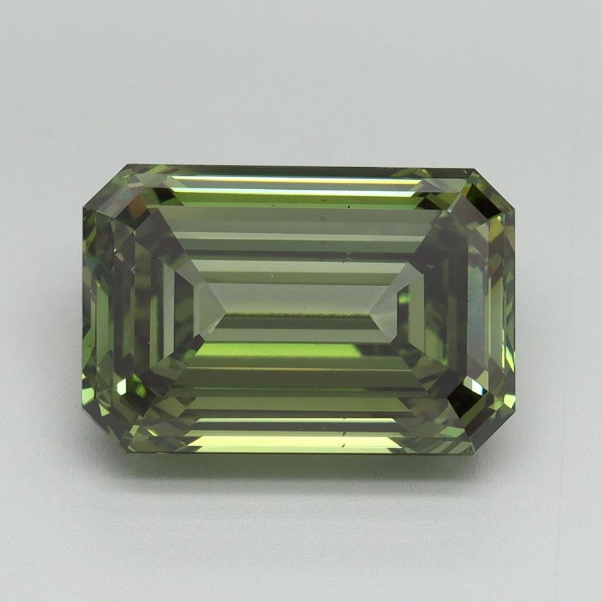 5.44 Ct. Fancy Vivid Green Emerald Lab Grown Diamond