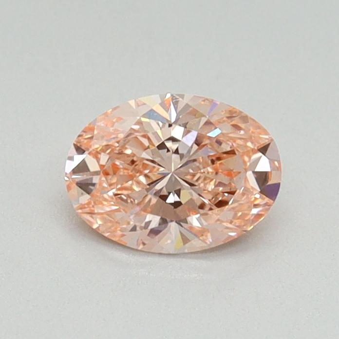 0.46 Ct. Fancy Vivid Pink Oval Lab Grown Diamond