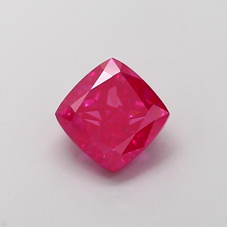 1.50 Ct. Fancy Deep  Pink Cushion Lab Grown Diamond