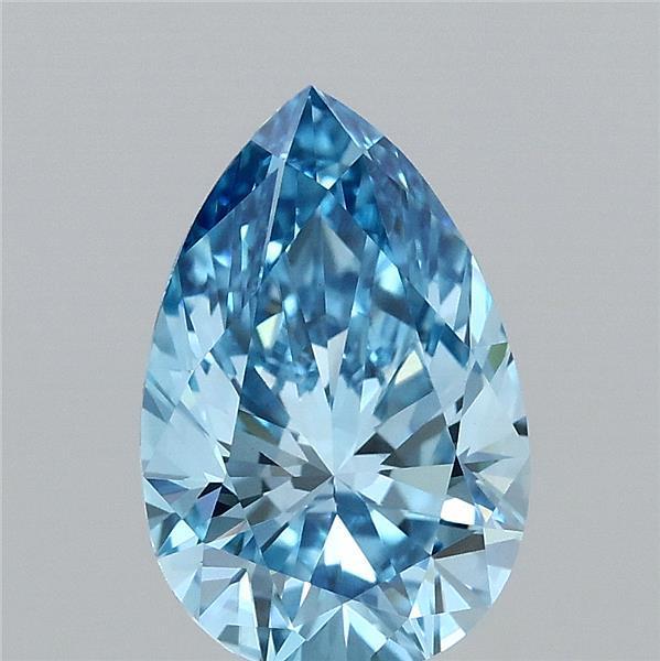 2.07 Ct. Fancy Vivid Blue Pear Lab Grown Diamond