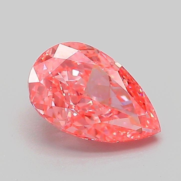 1.09 Ct. Fancy Vivid Pink Pear Lab Grown Diamond