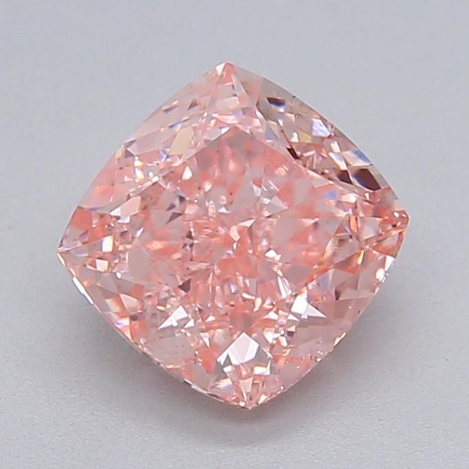 1.51 Ct. Fancy Intense  Pink Cushion Lab Grown Diamond