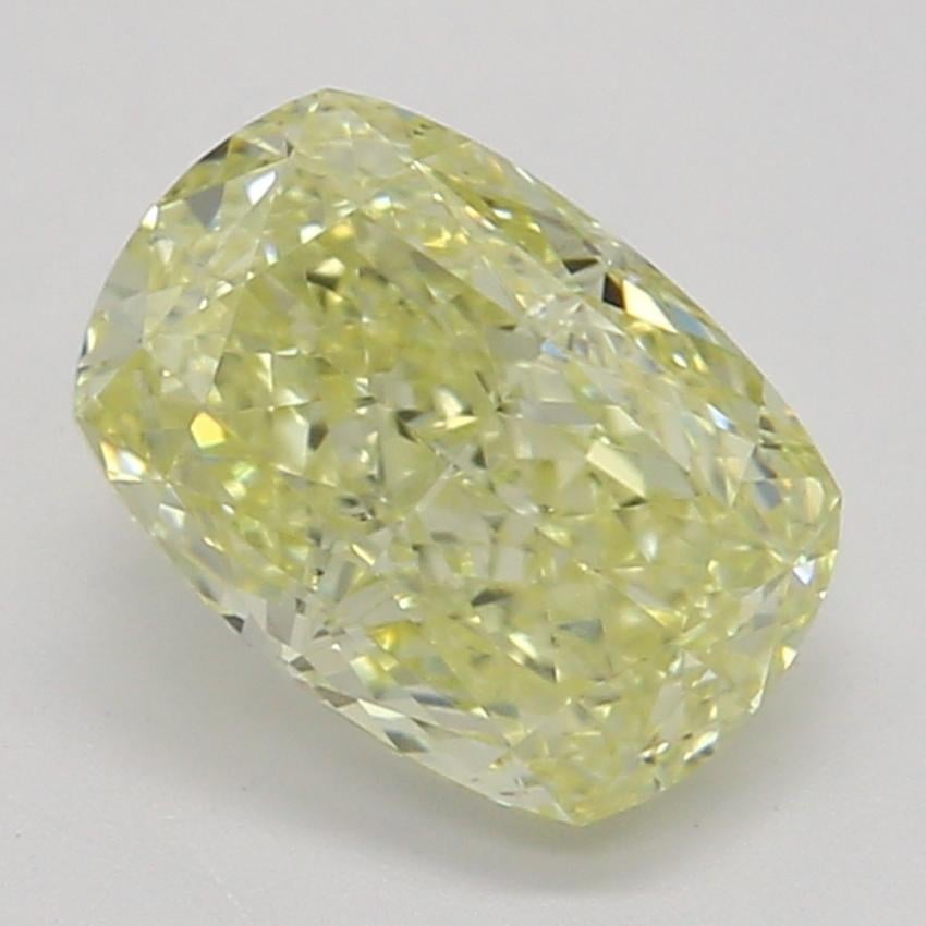 0.73 Ct. Fancy Yellow Cushion Diamond