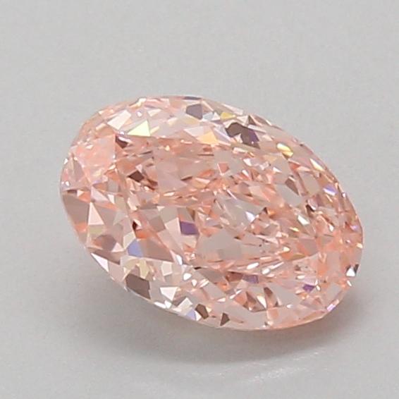 1.10 Ct. Fancy Vivid Pink Oval Lab Grown Diamond