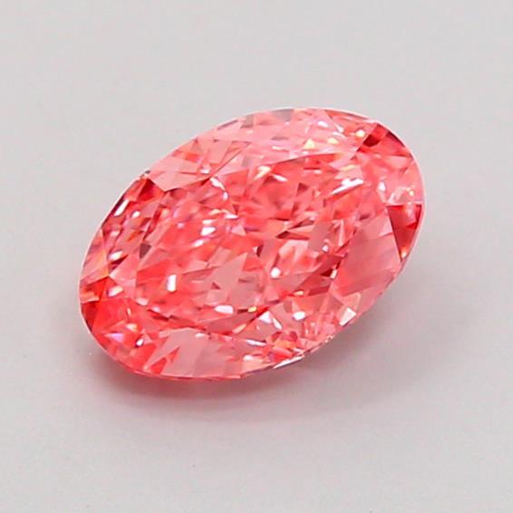 1.05 Ct. Fancy Vivid  Pink Oval Lab Grown Diamond