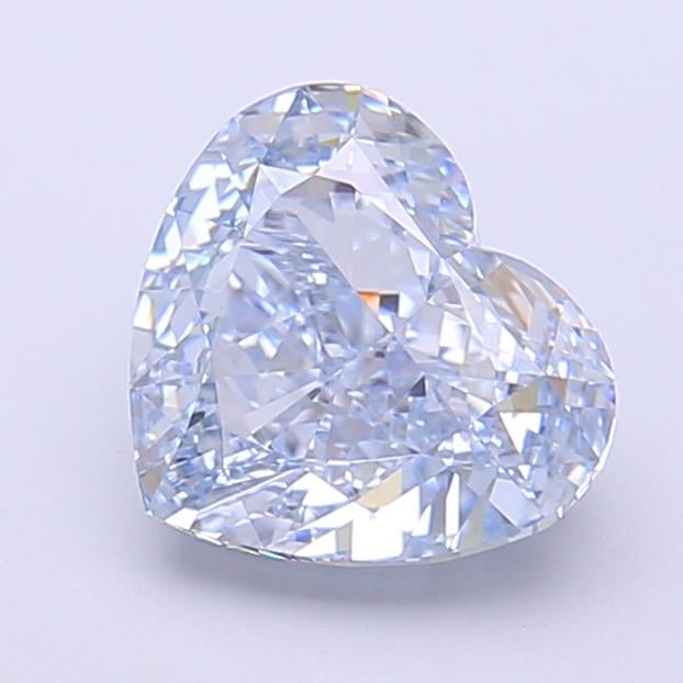 2.05 Ct. Fancy Intense  Blue Heart Lab Grown Diamond