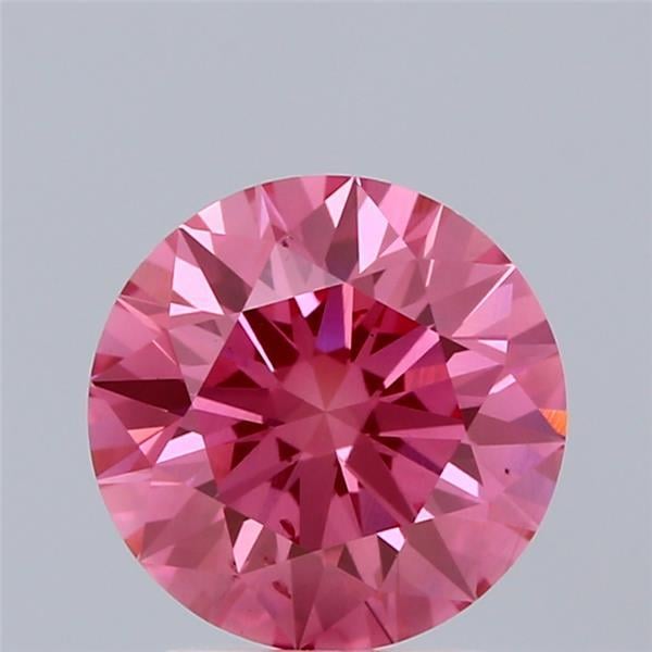 2.52 Ct. Fancy Vivid Pink Round Lab Grown Diamond