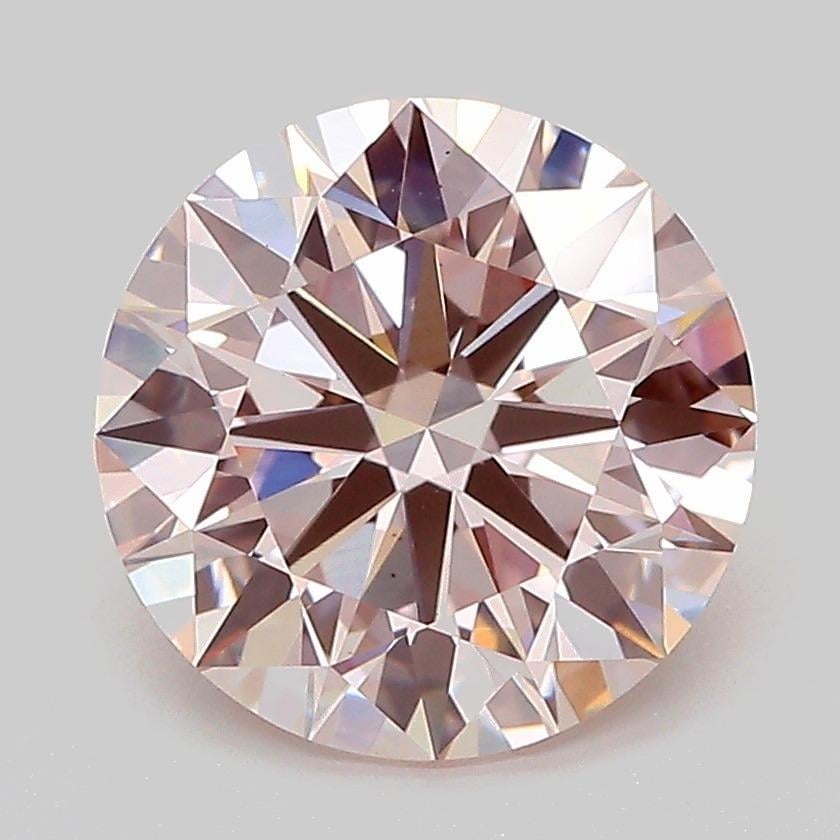3.06 Ct. Fancy Light Pink Round Lab Grown Diamond