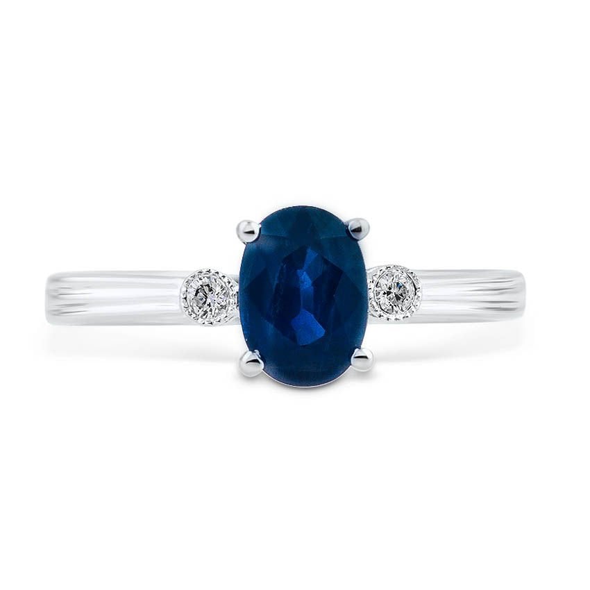 Art Deco Sapphire Vintage Ring