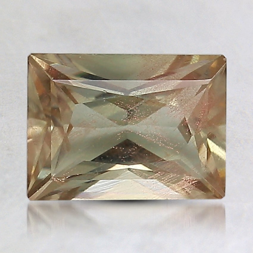 8x6mm Unheated Parti-Color Baguette Oregon Sunstone