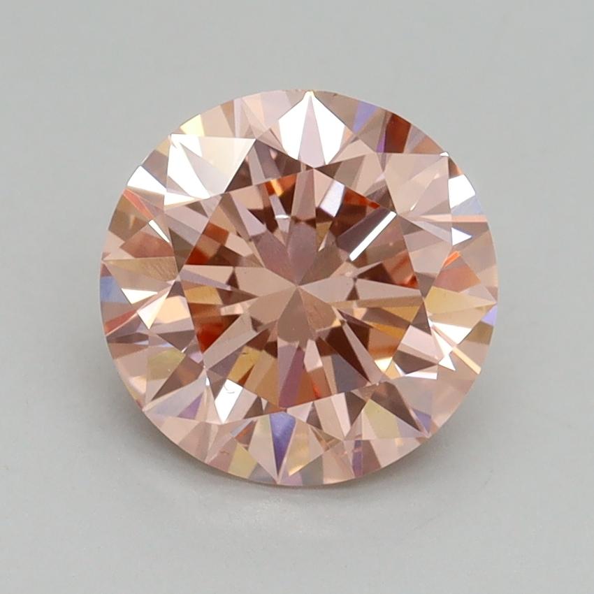1.90 Ct. Fancy Intense Pink Round Lab Grown Diamond
