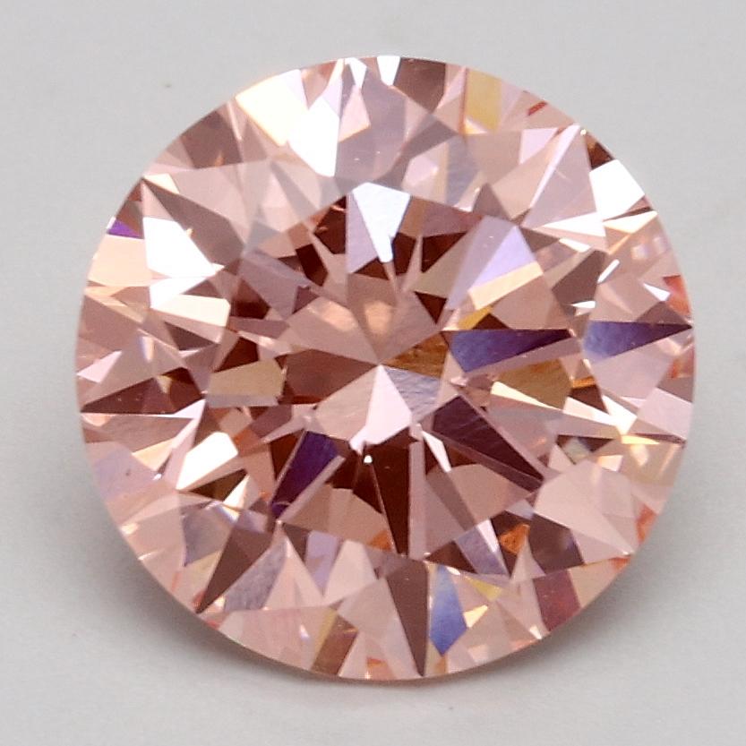 2.24 Ct. Fancy Intense Pink Round Lab Grown Diamond