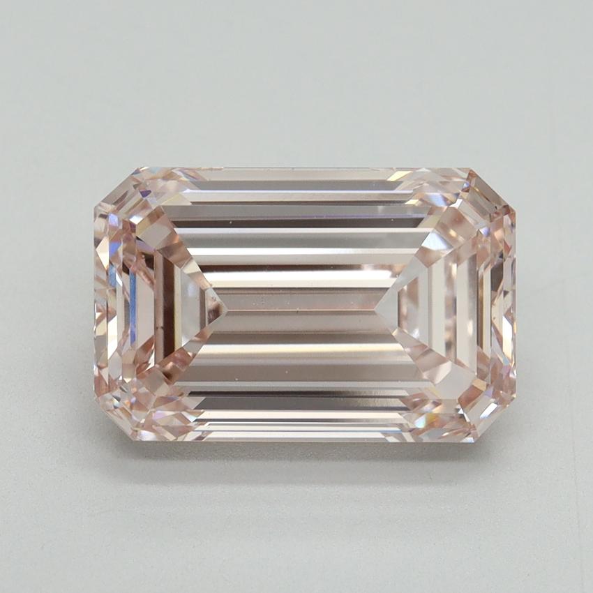 5.01 Ct. Fancy Pink Emerald Lab Grown Diamond