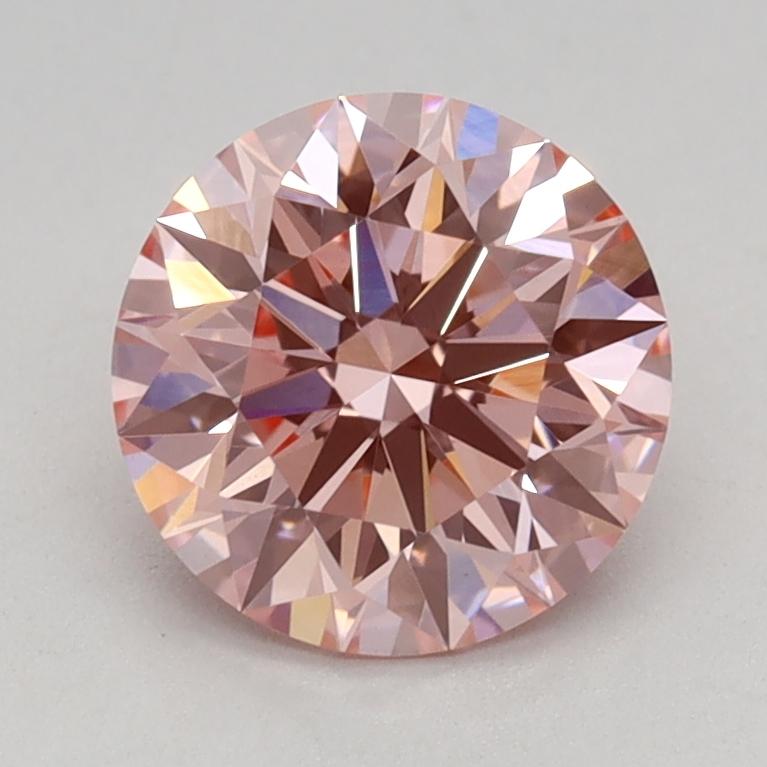 1.11 Ct. Fancy Intense Pink Round Lab Grown Diamond