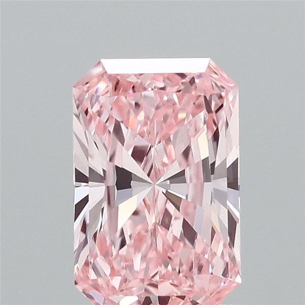 1.10 Ct. Fancy Vivid Pink Radiant Lab Grown Diamond