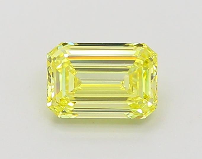 1.07 Ct. Fancy Intense Yellow Emerald Lab Grown Diamond