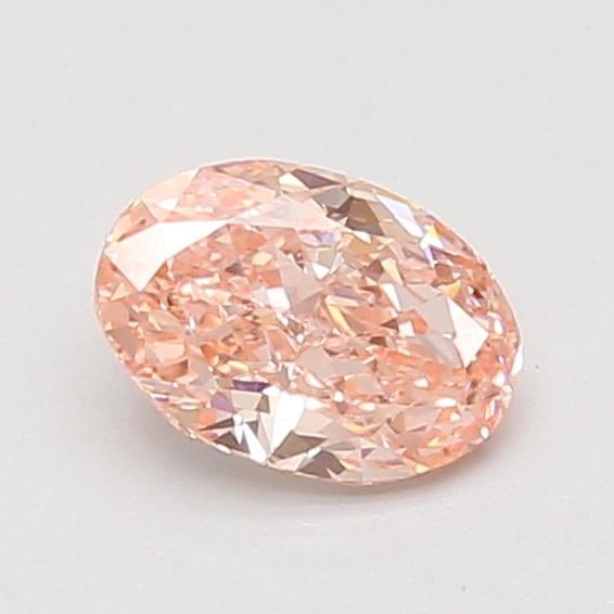 0.78 Ct. Fancy Vivid Pink Oval Lab Grown Diamond