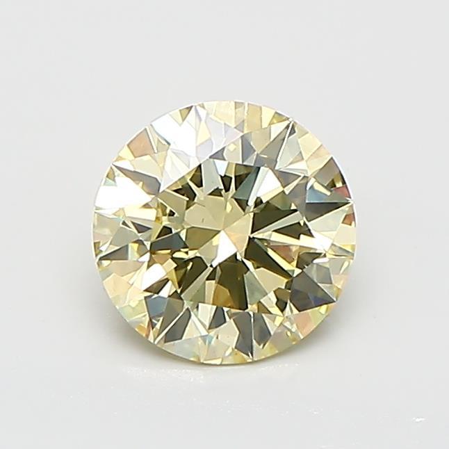 1.05 Ct. Fancy  Yellow Round Lab Grown Diamond