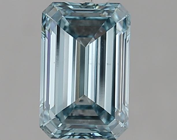 1.07 Ct. Fancy Intense Blue Emerald Lab Grown Diamond