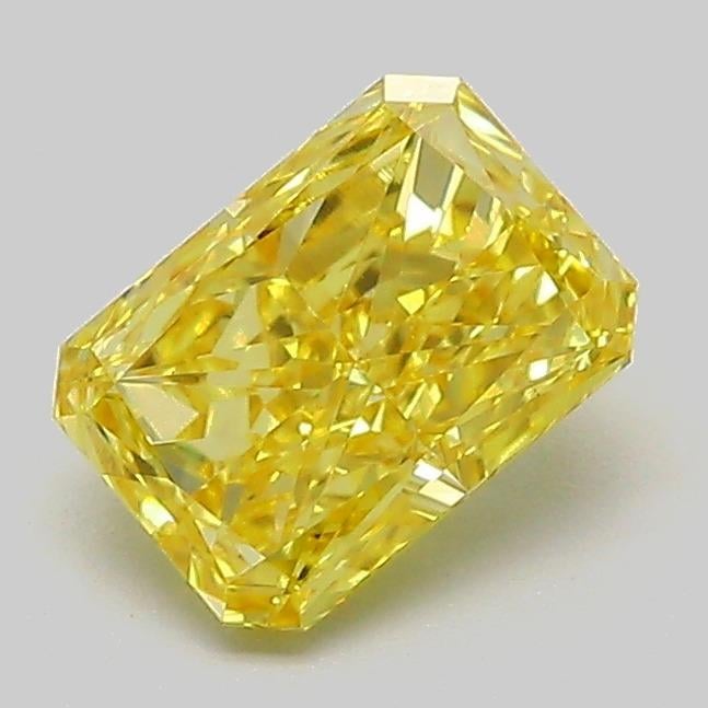 1.05 Ct. Fancy Vivid  Yellow Radiant Lab Grown Diamond