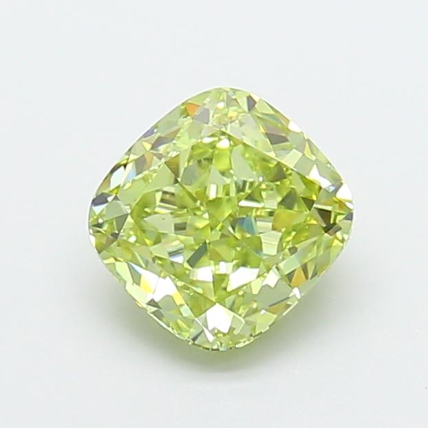 1.37 Ct. Fancy Yellow Cushion Lab Grown Diamond