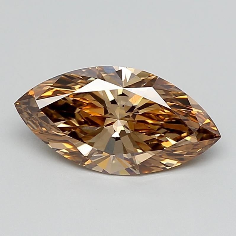 2.05 Ct. Fancy Light  Brown Marquise Lab Grown Diamond