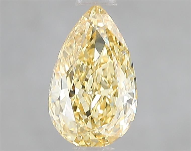 1.07 Ct. Fancy Vivid Yellow Pear Lab Grown Diamond