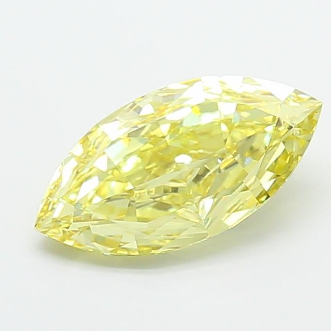 2.68 Ct. Fancy Yellow Marquise Lab Grown Diamond