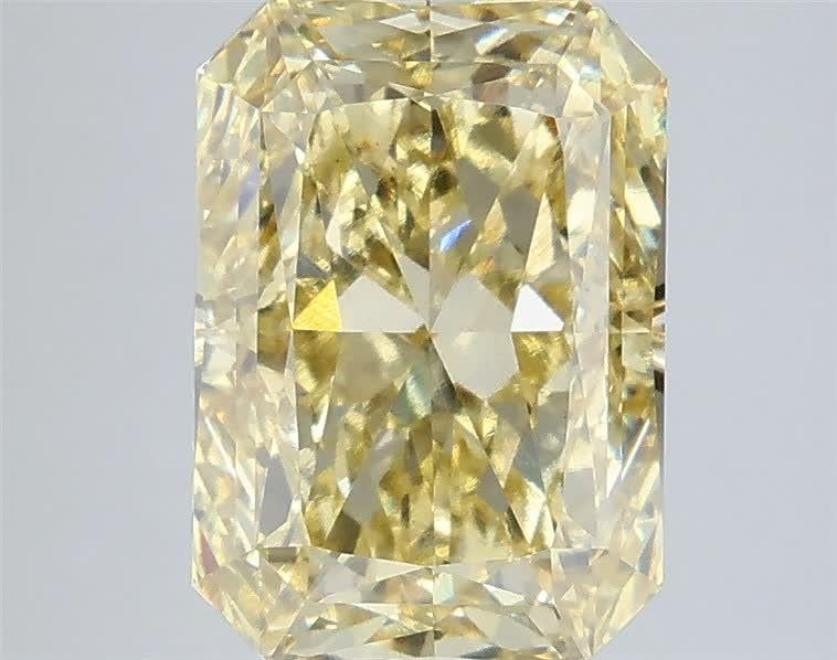 5.04 Ct. Fancy Yellow Radiant Lab Grown Diamond