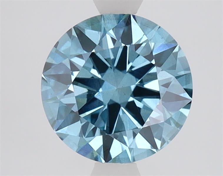 1.51 Ct. Fancy Vivid Blue Round Lab Grown Diamond