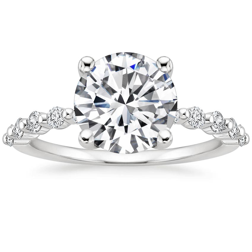 18K White Gold Marseille Diamond Ring (1/4 ct. tw.), large top view