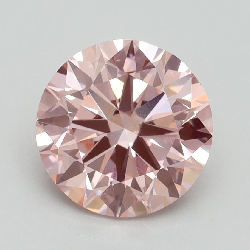 1.90 Ct. Fancy Intense Pink Round Lab Grown Diamond