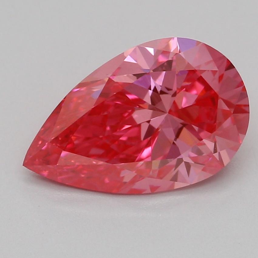 1.05 Ct. Fancy Vivid Pink Pear Lab Grown Diamond